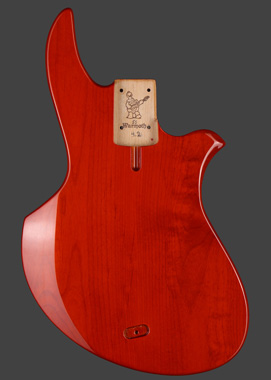 Short Scale Z Bass Bass Guitar Body