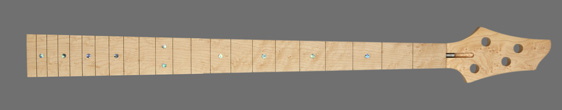 Warmoth Bass Guitar Neck front
