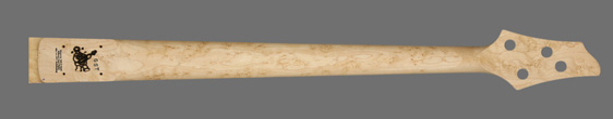 Warmoth Bass Guitar Neck back