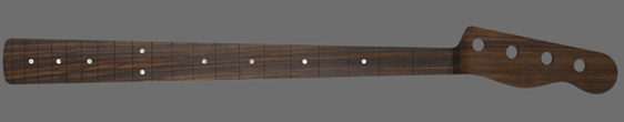 Tele® Bass Guitar Neck front