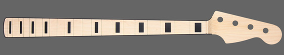 P Bass® Guitar Neck front