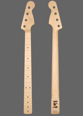 P Bass® Guitar Neck front