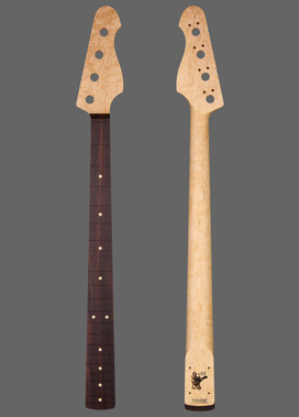 Short Scale Warhead Guitar Neck front