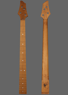 Warmoth Bass Guitar Neck front